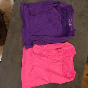 Girls 4t long sleeve shirts