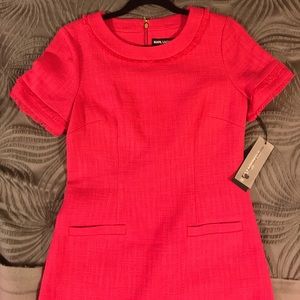 Karl Lagerfeld Pink Tweed Dress
