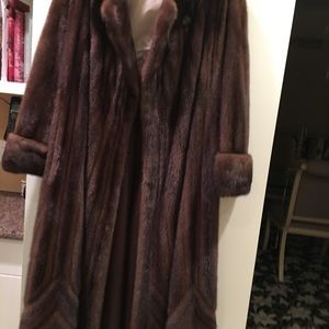 Gorgeous custom mink coat, all natural female skin