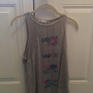 Victoria secret pink gray tank