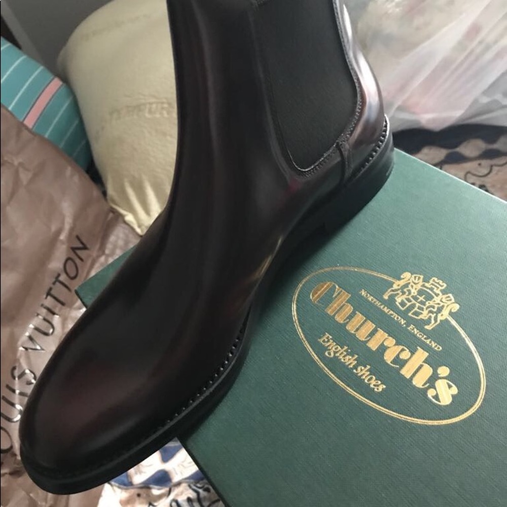 BURGUNDY CHURCHS IT 37.5 BOOT MONMOUTH WG