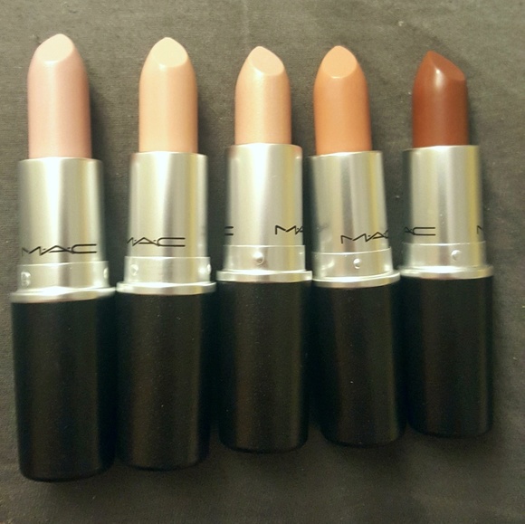mac nude lipstick set