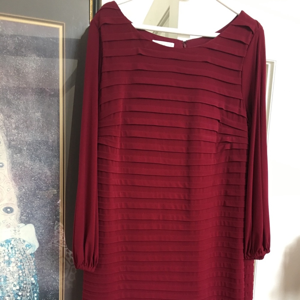 Red dress by London Times