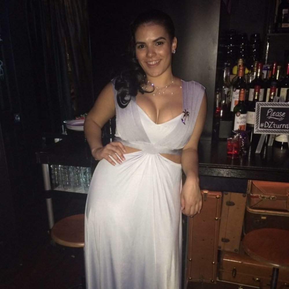 Ice blue Bebe Gown