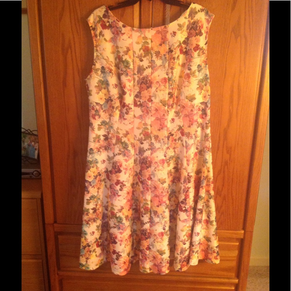 Woman's print sleeveless dress
