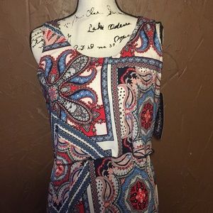 Paisley pattern dress