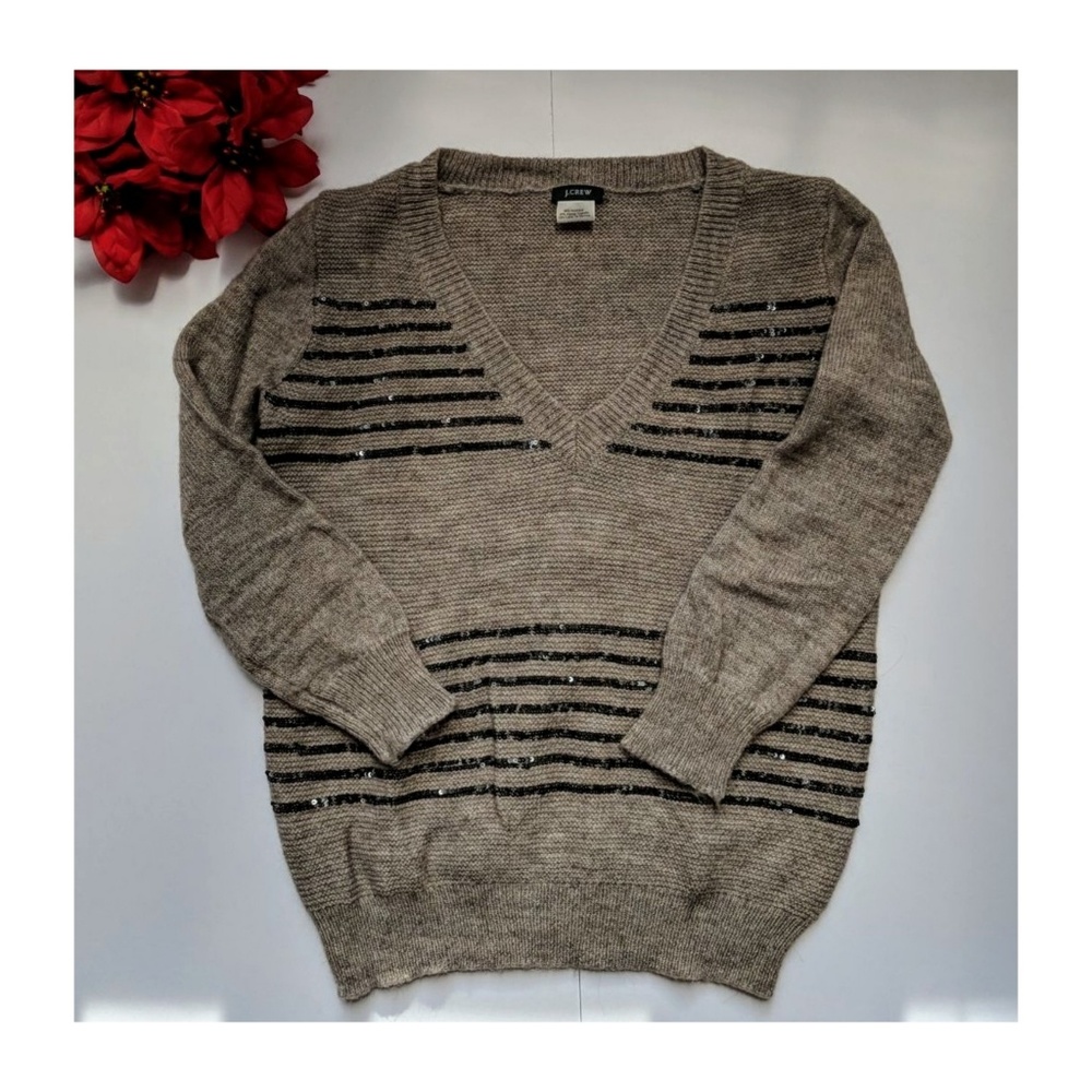 J. Crew embellished sweater