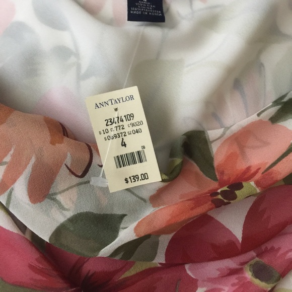 Ann Taylor NWT Silk Dress size 4 - Picture 2 of 5