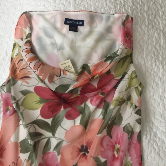Ann Taylor NWT Silk Dress size 4 - Picture 3 of 5