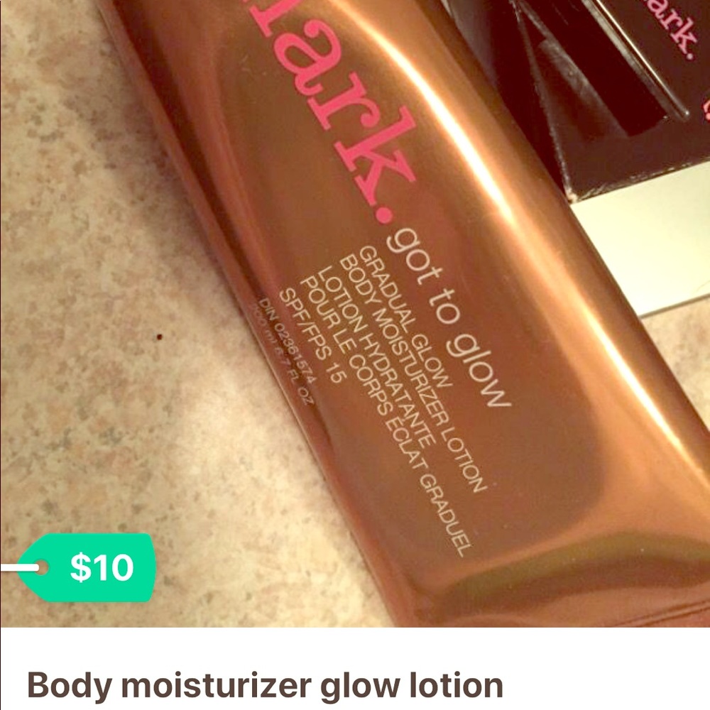 Body glow lotion