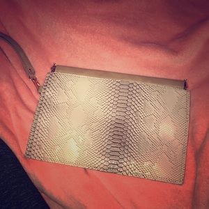 Snakeskin Clutch