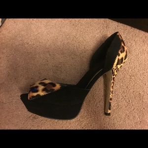 Just fab leopard heel