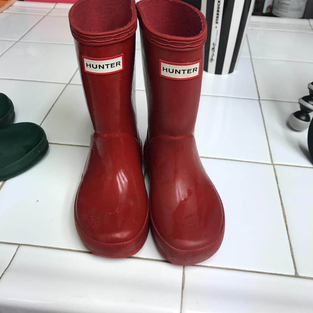 Kids/Toddler Red Hunter Rain boots