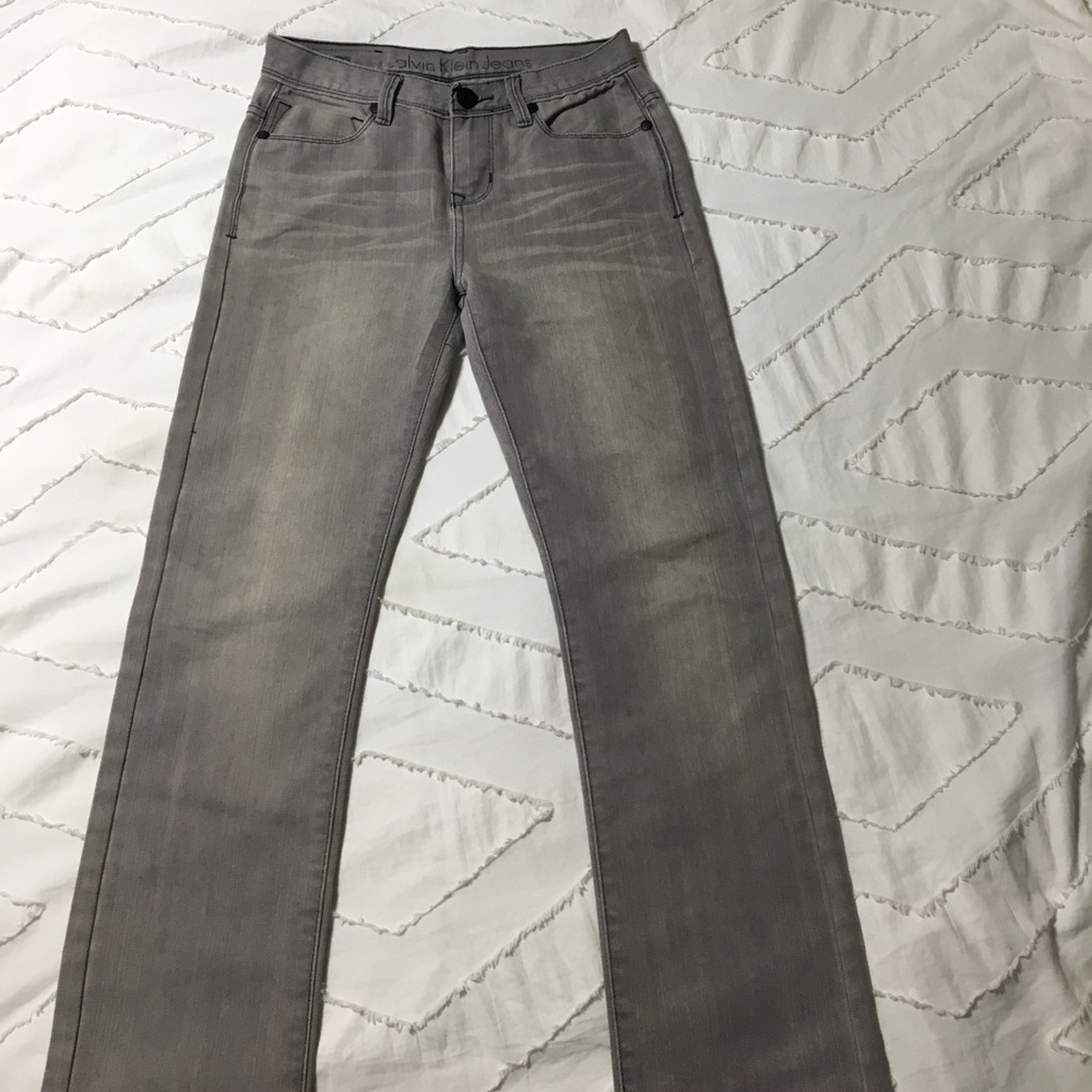 Calvin Klein Boys Grey Jeans