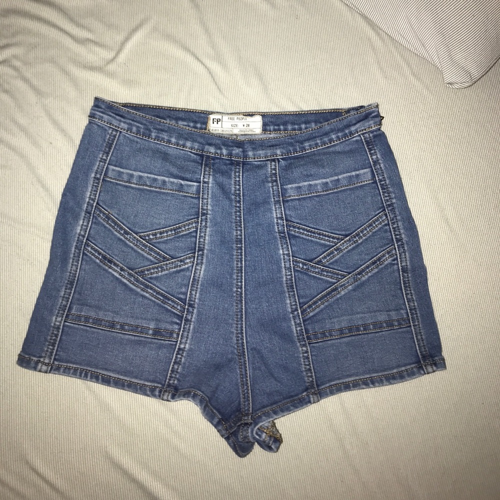 Free People Jean Shorts