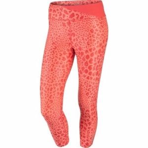 Nike Dri Fit Pink Leopard Running Leggings - NWT