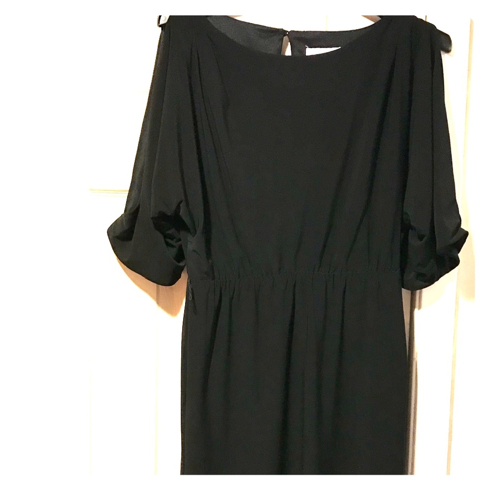 Black cocktail dress