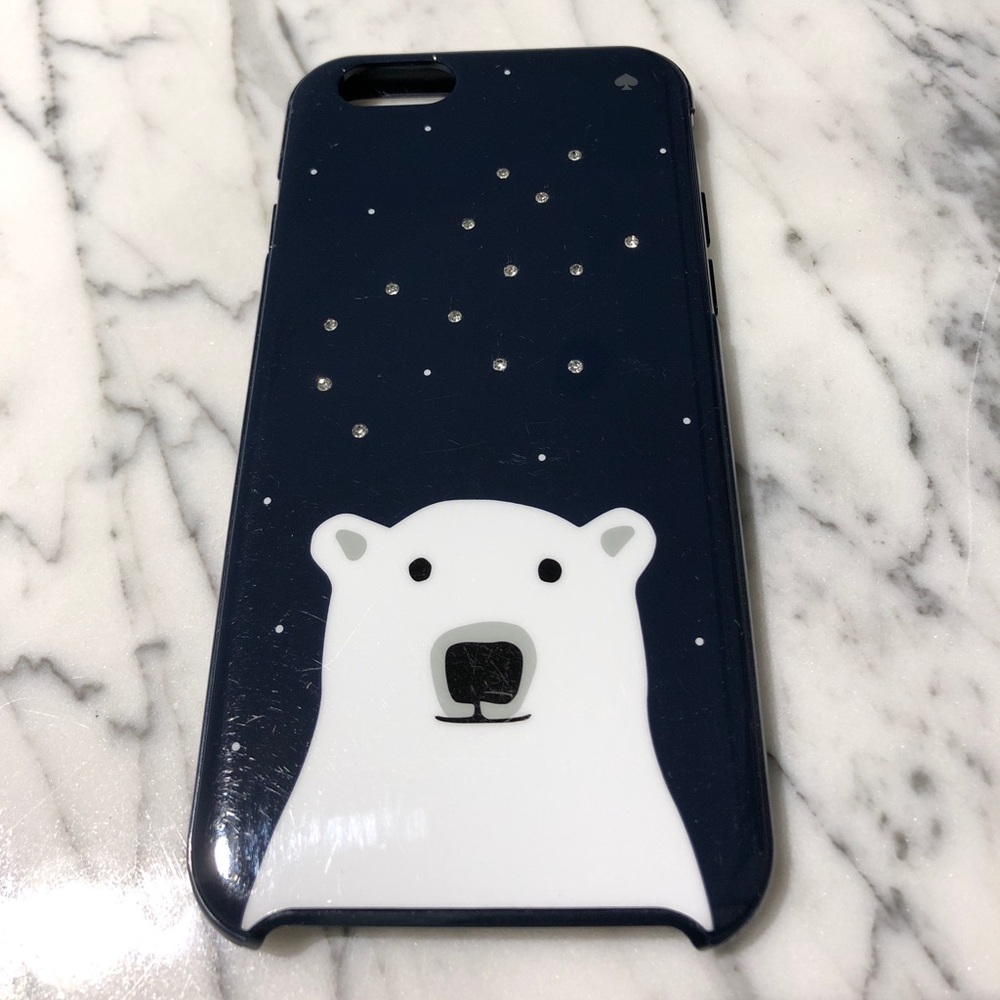 Kate Spade iPhone 6 Navy Blue Polar Bear case
