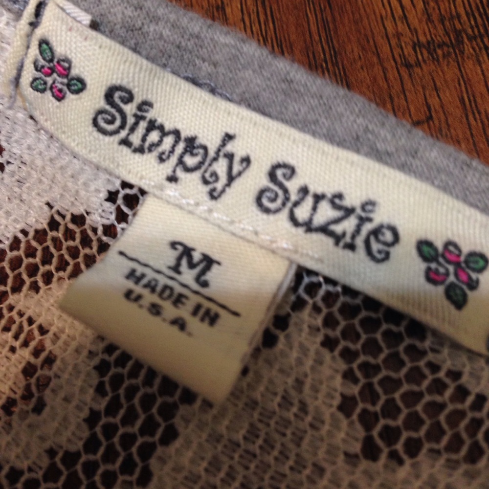 Lace Panel Sweatshirt - Picture 5 of 5