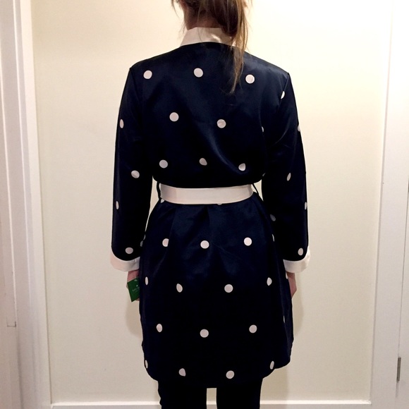 🌷Host Pick🌷Kate Spade Polka Dot Satin Robe - Picture 6 of 7
