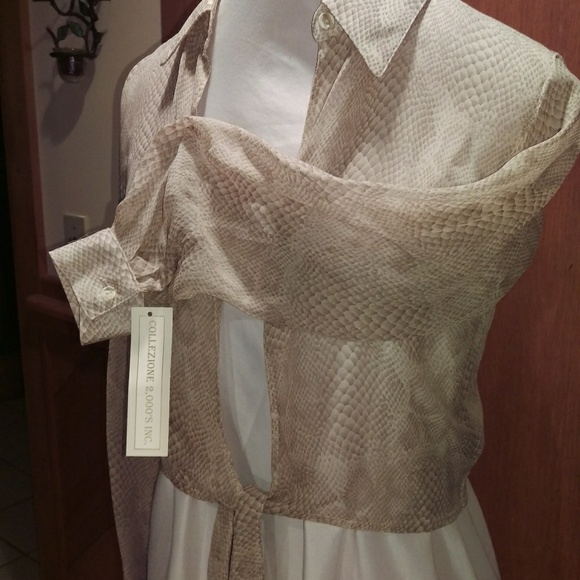 Sheer blouse NWT - Picture 3 of 8