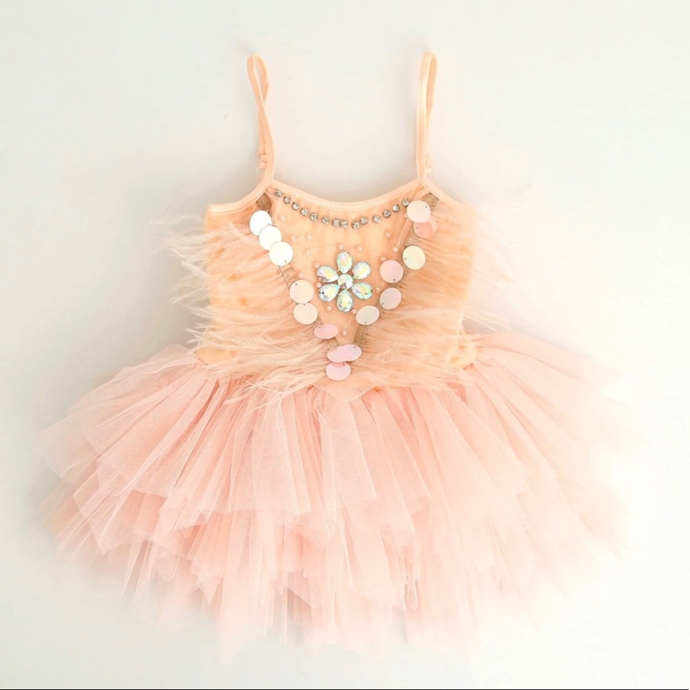 Girl ballerina dress,blush pink dress, tutu dress