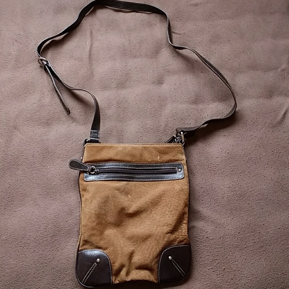 Suede purse