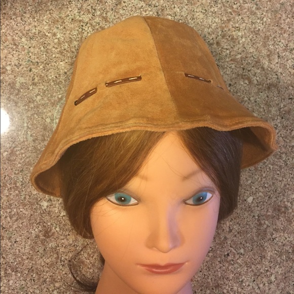 NORDSTROM SUEDE HAT MADE IN ITALY - Picture 1 of 4
