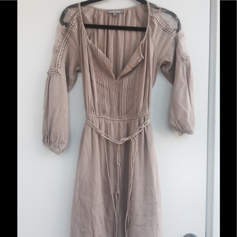 🌵Nude bohemian princess dress 🌖