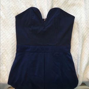 Tobi Navy Blue Jumpsuit