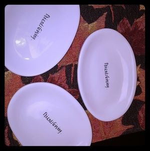 Rae Dunn Friendsgiving Plates set of 3