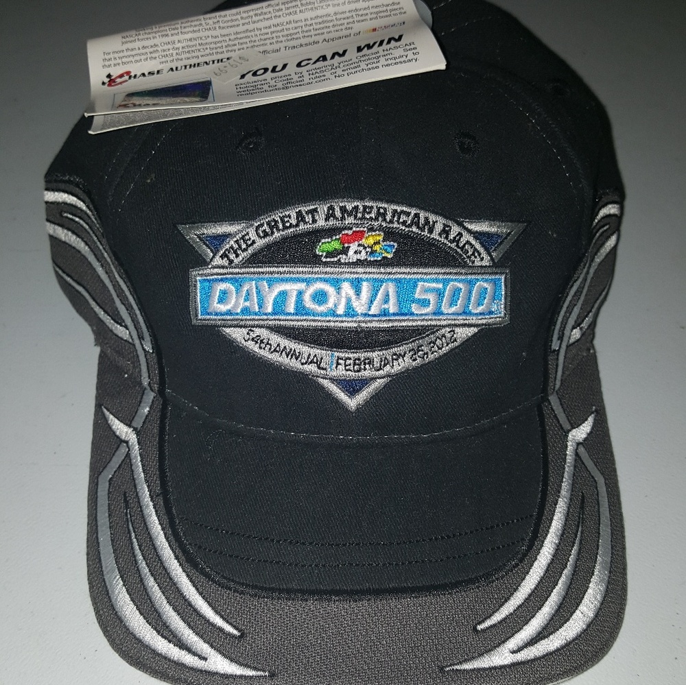 Nwt black daytona 500 hat