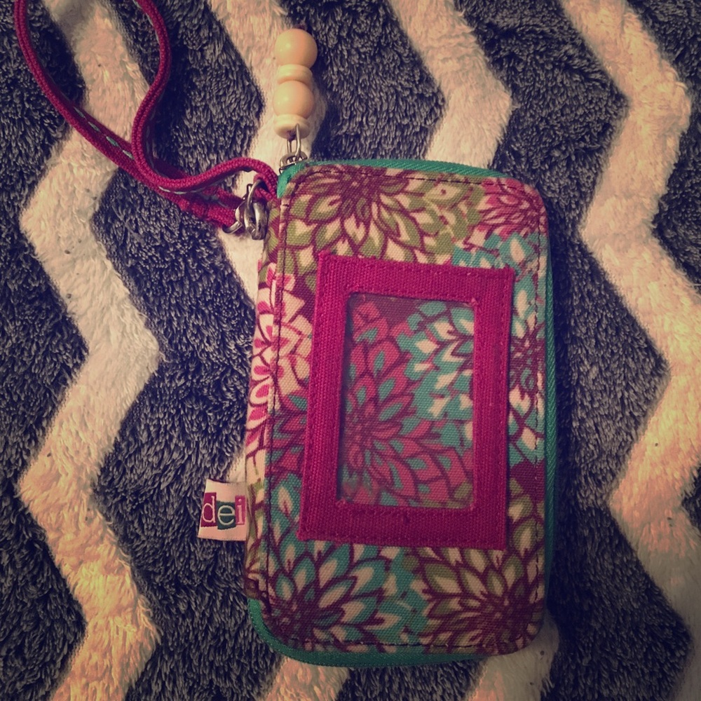 🍍iPhone Case Wallet Purple and Turquoise