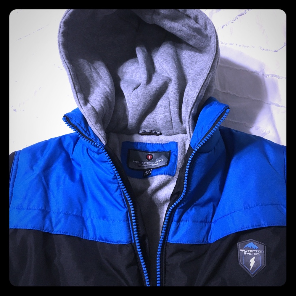 Boys Fleece Lined Waterproof Jacket