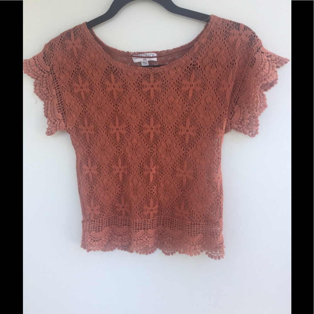 Beachy boho babe crochet knit crop top