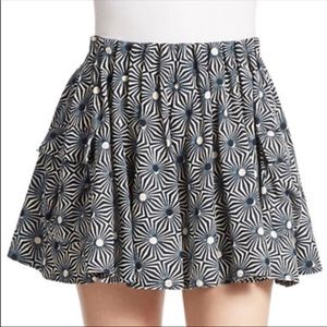 FREE PEOPLE PLEATED SKIRT SO MUCH SUN SIZE LARGE