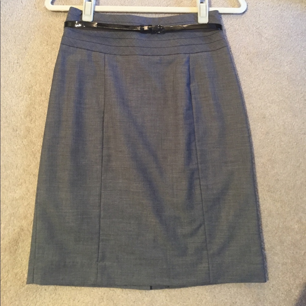 H&M Gray Pencil Skirt