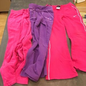 3 girls size 6 sweatpants