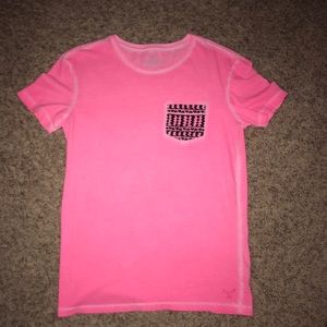 pink pocket tee