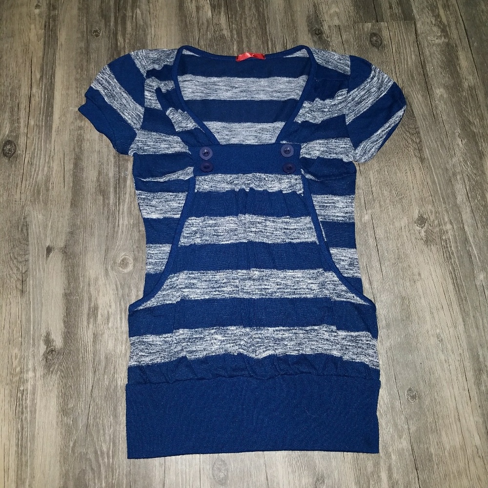 Striped short sleeve tee