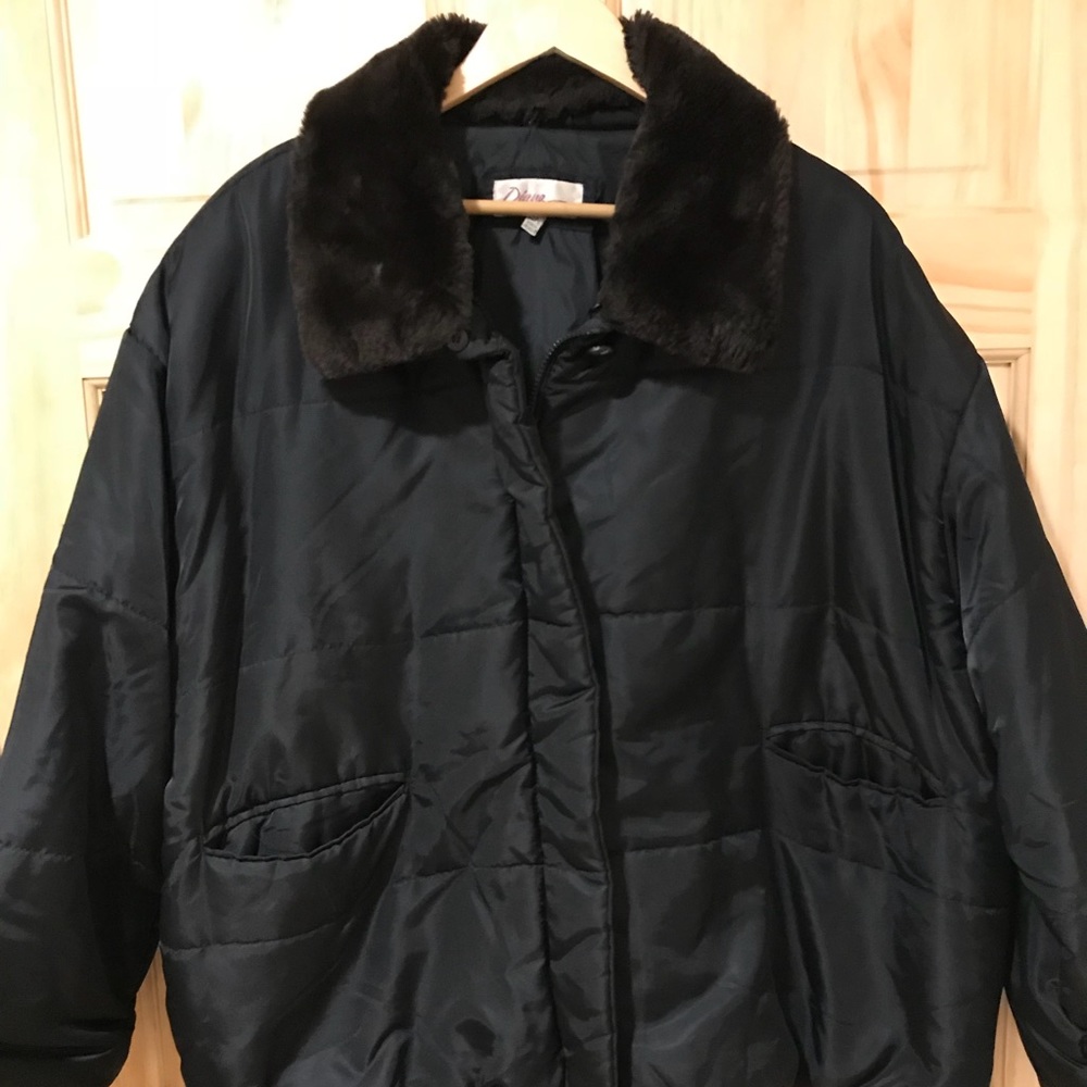 Black winter coat
