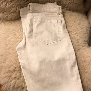 BCBG Maxazria white jeans