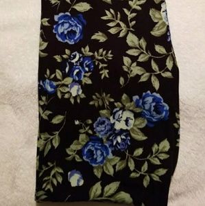 Blue Rose leggings