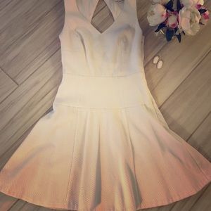 Trina Turk White Flair Dress