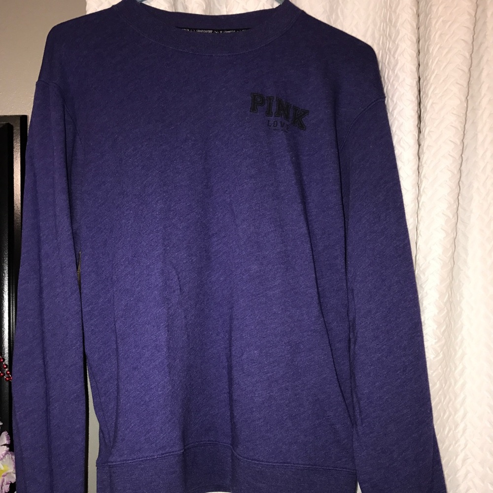 Victoria's Secret Purple CREW neck hoodie