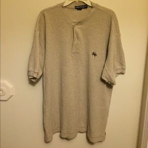 Men’s Nautical Shirt XL tan/cream