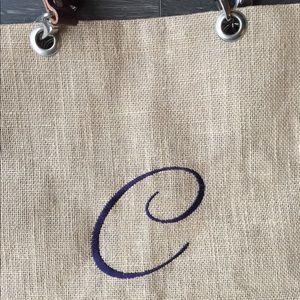 Burlap C Bag