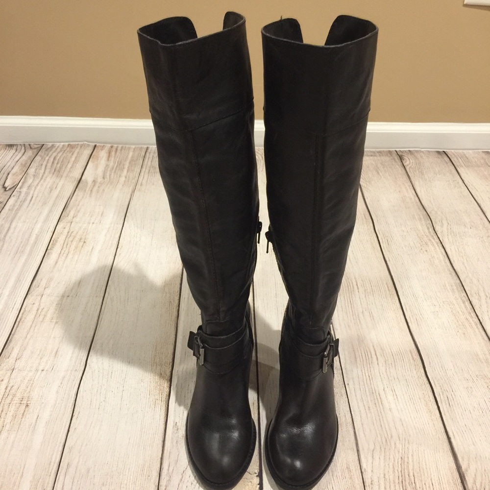 ๐ธ๐ARTURO CHIANG ๐๐ธ Leather Heeled Riding Boot - Picture 5 of 8