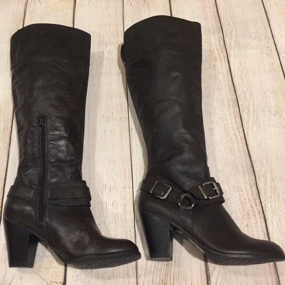 🌸💕ARTURO CHIANG 💕🌸 Leather Heeled Riding Boot - Picture 4 of 8