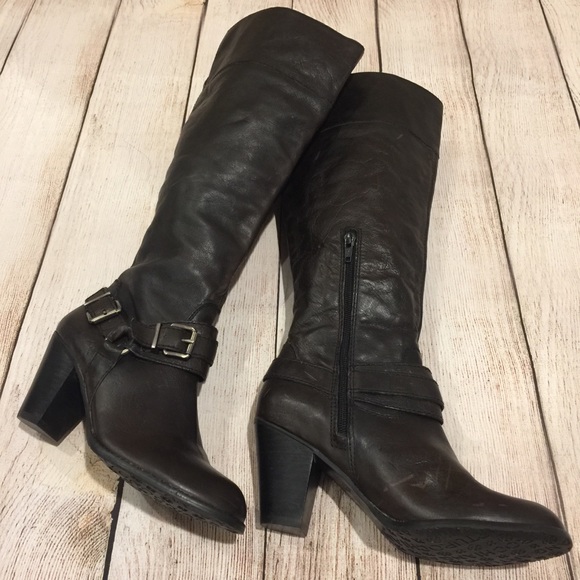 🌸💕ARTURO CHIANG 💕🌸 Leather Heeled Riding Boot - Picture 6 of 8